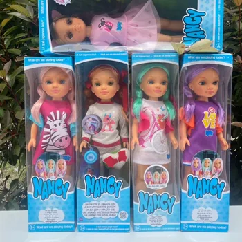 18 Инча(а) а) Famosa кукла Нанси пъстри коса мода принцеса за момичета Игри къща Играчки Сладък карикатура фигура кукли, Играчки за момичета