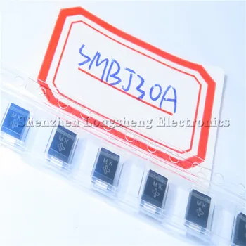200 бр./лот, нов SMBJ30A P6SMB30A MK SMB, насочената диод потискане на преходни процеси TVS