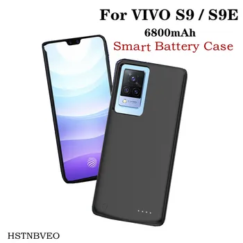 6800 mah Калъф За зареждането на смартфон За VIVO S9 Калъф За батерията Портативен захранващ Блок и Зарядно Устройство За Седалките VIVO S9E Калъф за хранене