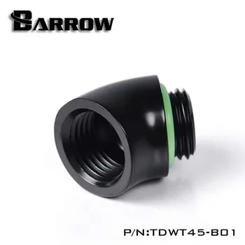 Barrow КОМПЮТЪР с водно охлаждане Обратими фитинг 45 градуса женски мъжки G1/4 адаптер охладител за вода на радиатора TDWT45-V2