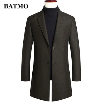 BATMO 2023 ново записване, есенно-зимния мъжки тренч от 100% вълна, мъжки вълнени якета, ПАЛТА KBLCPB02