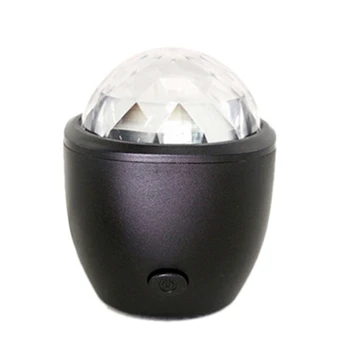 BMDT-USB Кристална магически топка светкавица DJ светлини, диско-топка за парти, прожектор за сцена, мини-led гласова активатор за дома, KTV, кола