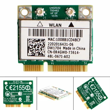 DW1704 R4GW0 BCM943142HM Безжичен Wi-Fi 300 Mbit/s Bluetooth 4.0 miniPCI-E карта