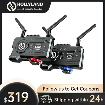Hollyview Mars 400S Pro [Официален] Безжичен Видеопередатчик и приемник SDI, HDMI със закъснение 0,1 и обхват на 400 метра за Videographer