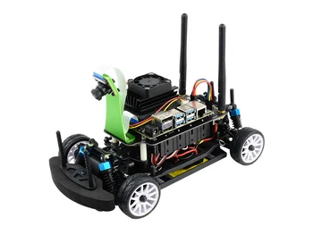JetRacer Pro AI Kit A, Високоскоростни състезателни робот с изкуствен интелект, който работи на базата на версия в jetson Nano Pro, Снабден с комплект Waveshare в jetson Nano Dev Kit