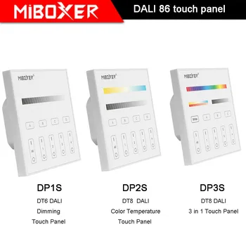 Miboxer DALI 86 тъчпад интелигентен led регулатор на яркостта за одноцветного/CCT/RGB/RGBW/RGB + CCT