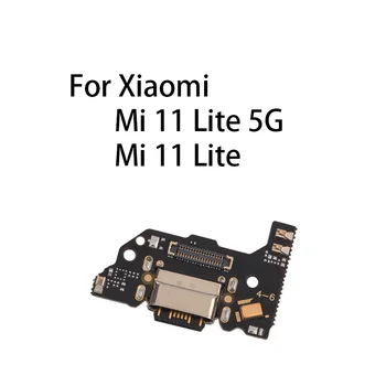 USB Порт за Зареждане Такса Гъвкав Кабел Конектор За Xiaomi Mi 11 Lite 5G/Mi 11 Lite M2101K9AG