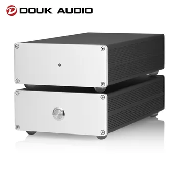 Аудиофонический предусилвател Douk Аудио HiFi за плейъри MM/MC + Линеен Източник на захранване, Стереофоничен усилвател от клас A за домашни плейъри