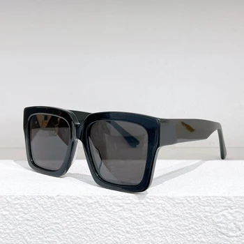 Ацетат квадратна голяма дограма 1198SA слънчеви очила Сянка улични модни слънчеви очила на мъже, жени Луксозна марка uv400 рамки за очила