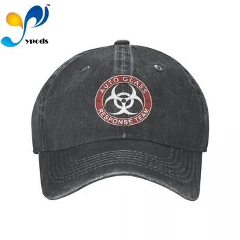 Бейзболна шапка унисекс с логото на звена за реагиране при зомби от карикатура, мъжки и дамски бейзболна шапка, шапка за татко, лятна солнцезащитная шапка за мъже и жени, шапки