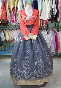Внос на платове от Корея / най-Новият подобрен ханбок от Южна Корея / етап костюми