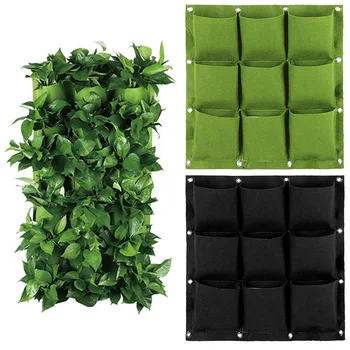 Градински саксии и чанти за засаждане на растения Вертикални висящи тераси за озеленяване, чанти за отглеждане на цветя, красиви чанти за засаждане