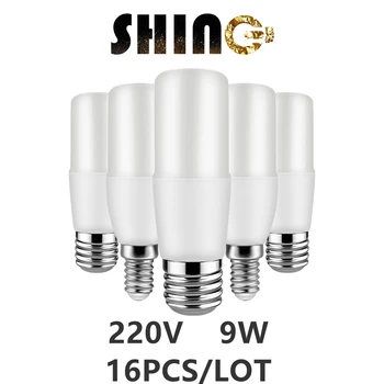 Директна продажба с фабрика светодиодна колона свещ лампа 220 В T37 C37 9 W висока яркост топло бяла светлина е подходящ за кухня, кабинет, лампи