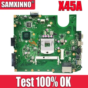 Дънна платка X45A за лаптоп ASUS X45A Основна такса REV2.0 HM70 DDR3 Тестова работа на 100% оригинал Добра работа