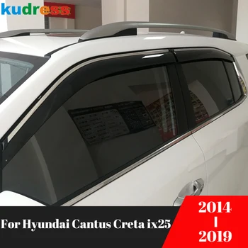 За Hyundai Cantus Creta ix25 2014-2016 2017 2018 2019 Дефлектори Прозорци, Защита От Вятър отдушник Козирка От Дъжд на Кутията Автомобилни Аксесоари