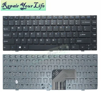 клавиатура за лаптоп Haier M4 САЩ английски 342900010 DK290C черно подмяна на вътрешни аксесоари