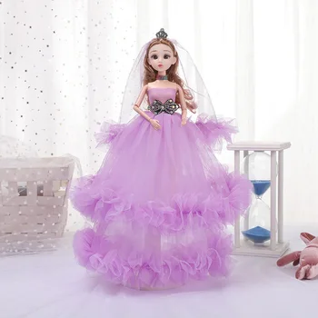 Кукла Bjd в пълен комплект със сватба рокля, модни кукла принцеса, подвижни ставите, детски играчки, подаръци за момичета, деца