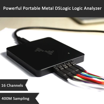 Логически анализатор DSLogic Plus 5-кратна разпродажба 16 Пропускателна способност до 400 м Динамика на 16-канален помощник за отстраняване на грешки