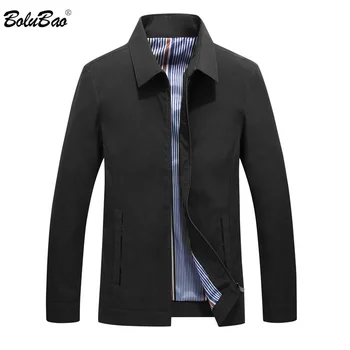 Мъжки тънки якета в британския стил, есен нова мъжки однотонная удобно яке, за мъже брандираната бизнес ежедневно яке, палто