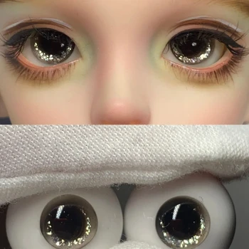 Очните ябълки кукли BJD са подходящи за 1/3 1/4 1/6 размер, красиви гипсови черни очи за играчки, аксесоари за кукли с ромбовидным модел