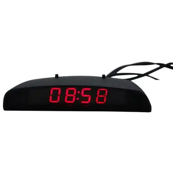 Практични автомобили цифров часовник Траен договор дизайн на автомобили термометър led електронни часовници