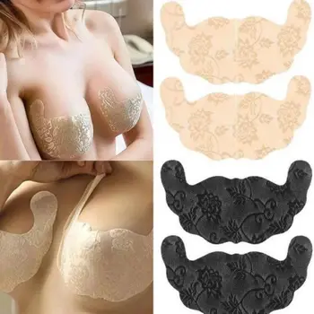 Секси дантелени лепкави сладкиши зърното в поотделно сутиен за жени, невидима тампон върху гърдите, лента за стягане на гърдите, етикети на гърдите, седалките на зърната в поотделно сутиен
