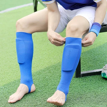 Футболни высокоэластичные чорапи, калъф за футболни краката, спортен калъф за футболни краката, предпазни средства, защитни ръкави за прасец