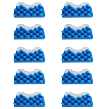 10 компл. Синя гъба филтър Бял памук черния дроб филтър за Samsung DJ97-01040C резервни Части за прахосмукачки серия