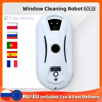 Ултратънък робот-прахосмукачка за миене на прозорци, електрически чистачки limpiacristales, дистанционно за дома